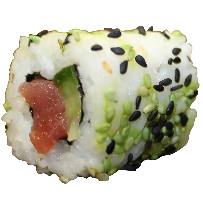 Sushi Roll with Sesame Seeds