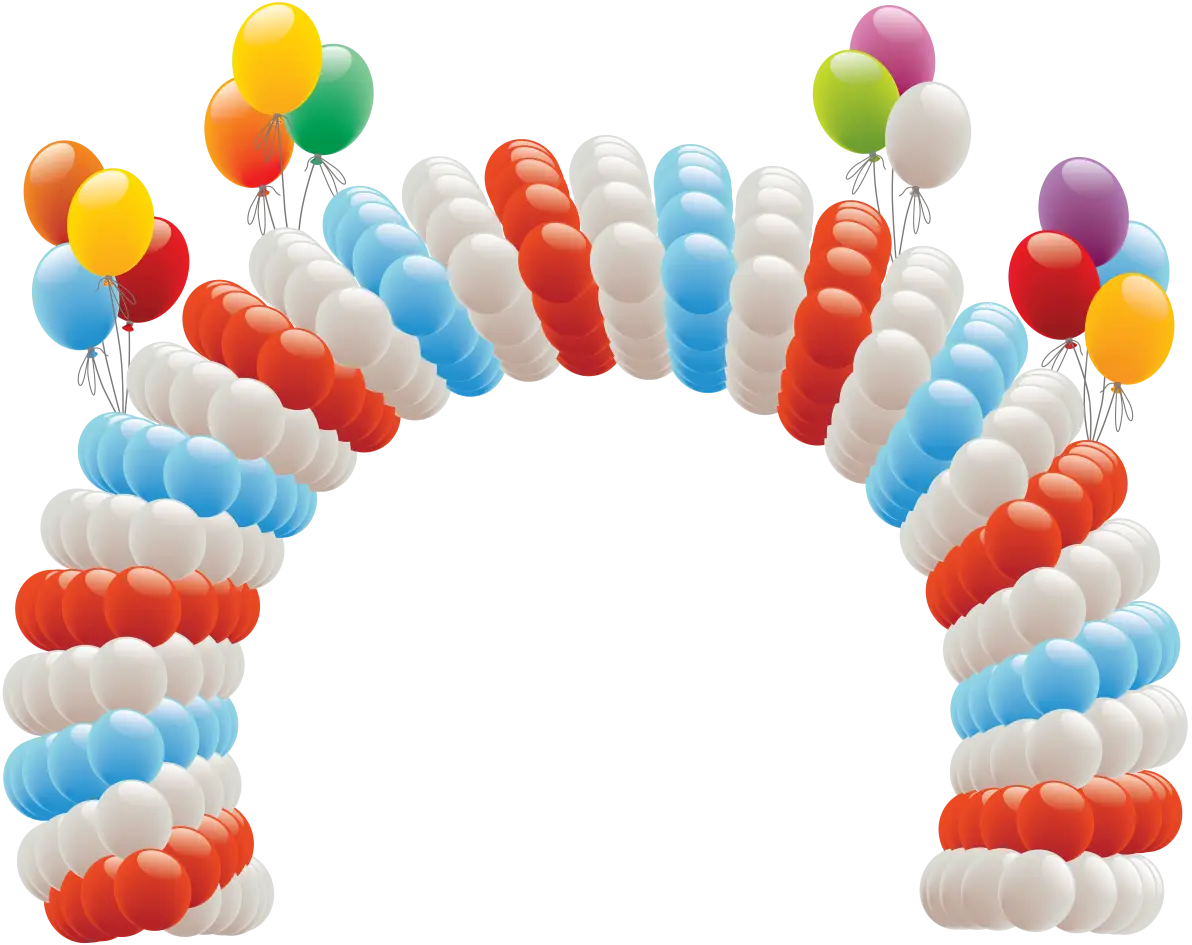 Colorful Balloon Arch for Celebrations