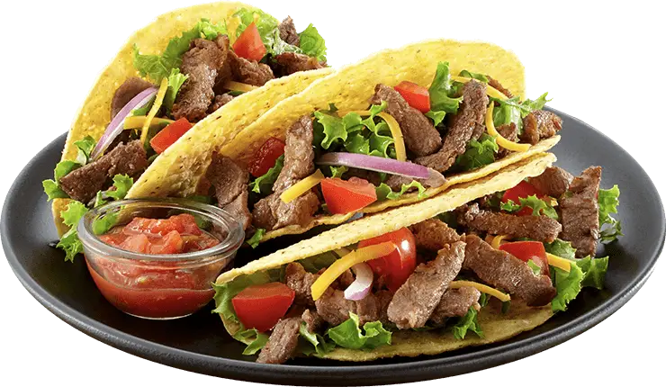 Delicious Beef Tacos with Salsa