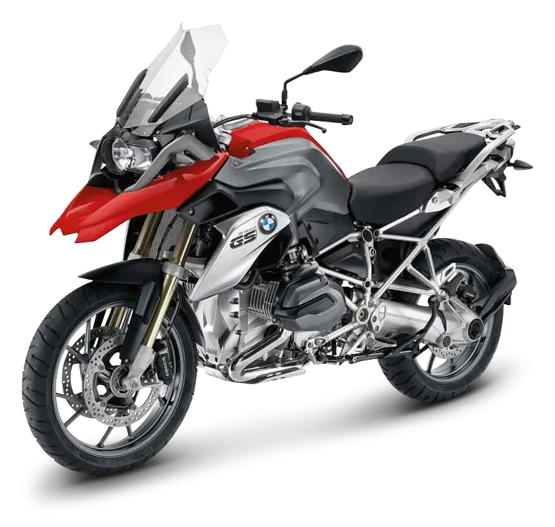 Red and Silver Motorcycle Design