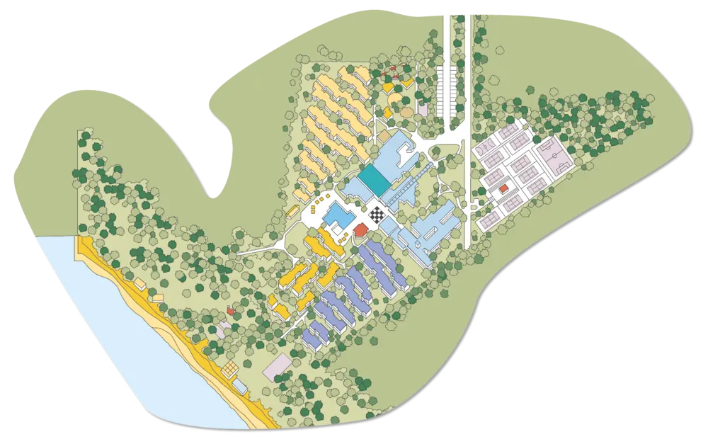 Resort Layout Map for Tourists