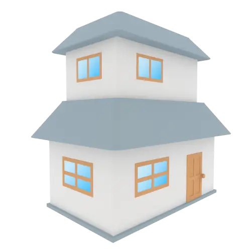 Minimalistic 3D House Model