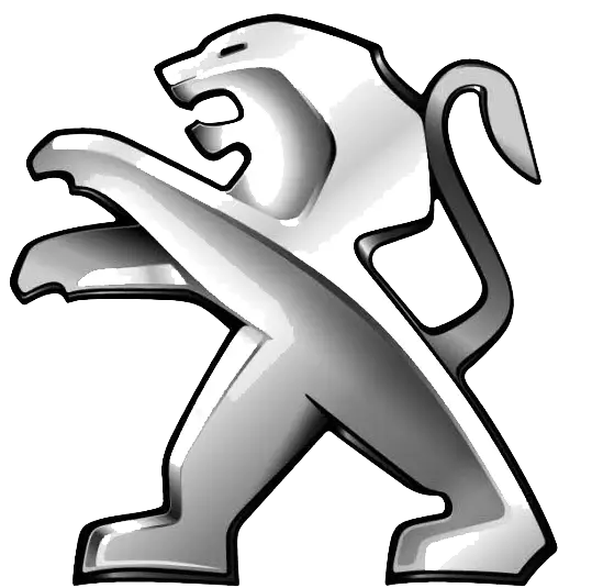 Peugeot Logo with Lion Symbol