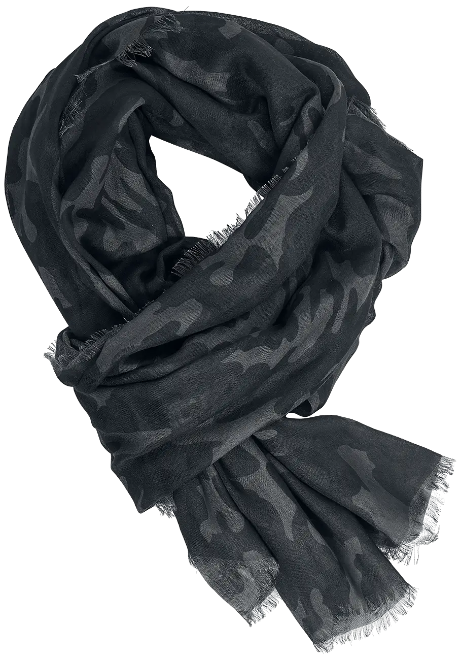 Dark Camouflage Scarf