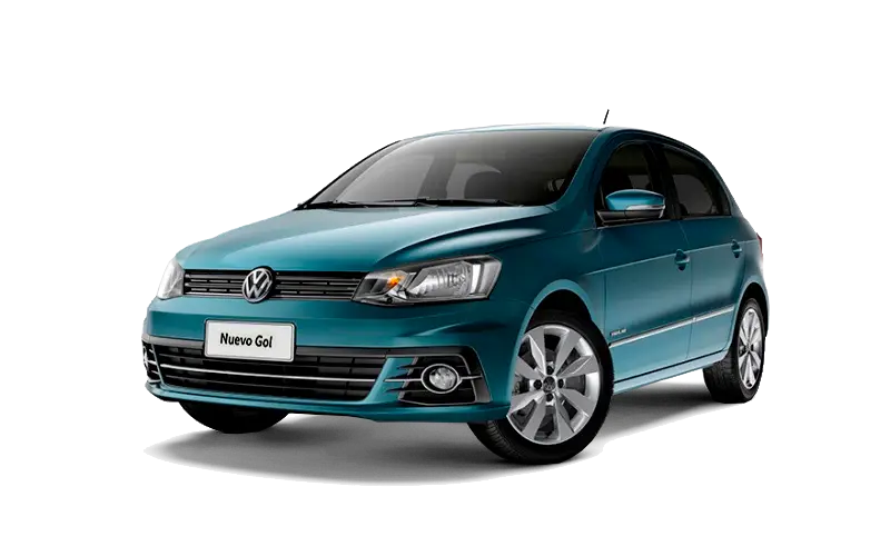 Sleek Teal Volkswagen Hatchback Car