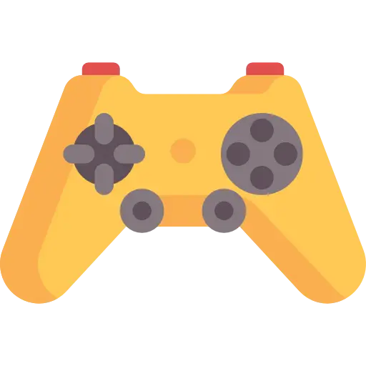 Yellow game controller