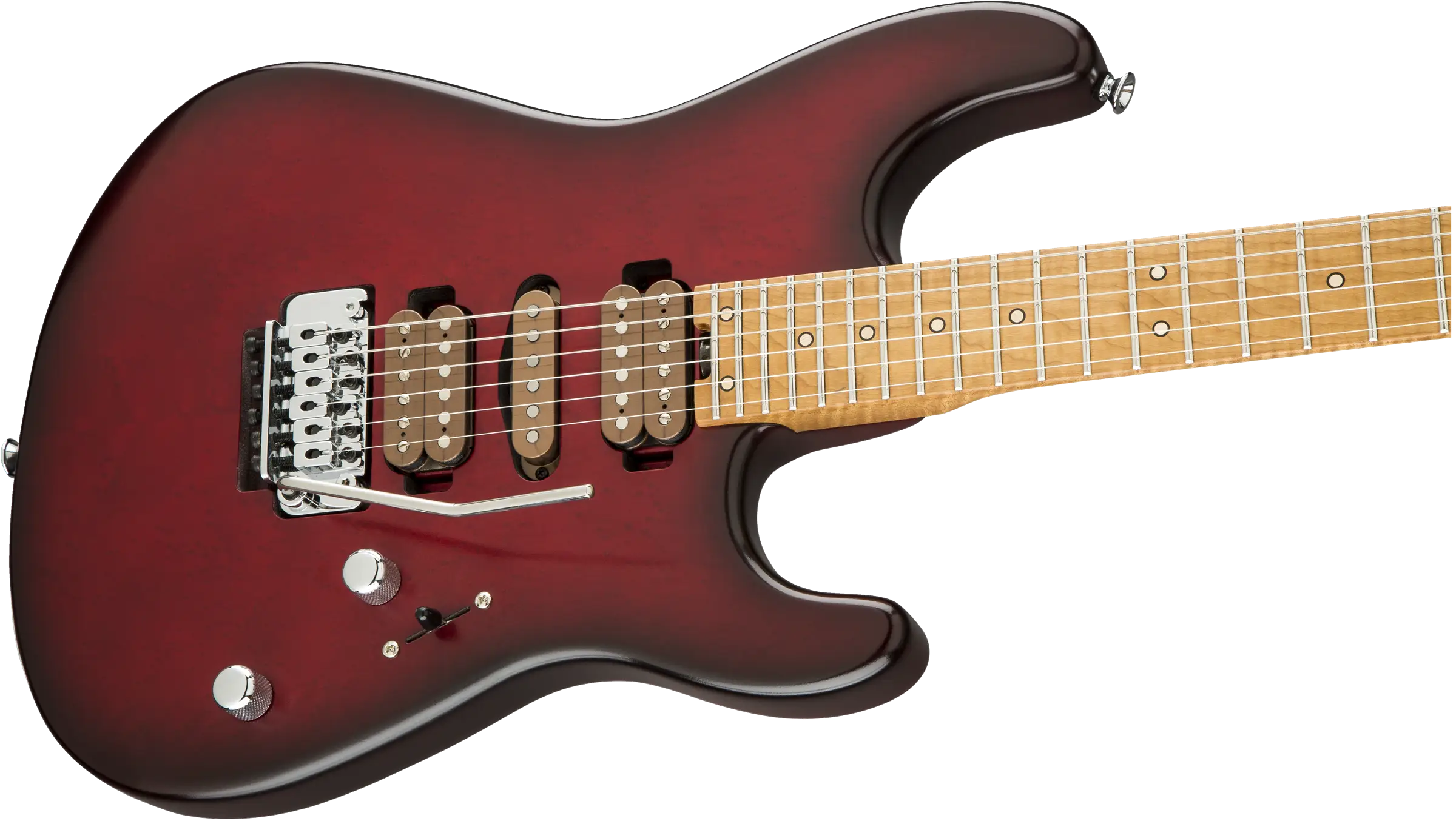 Red Electric Guitar in Modern Style