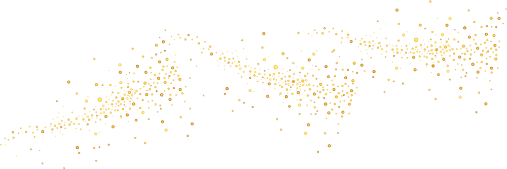 Golden Confetti Decoration