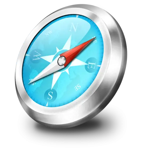Colorful Compass Illustration for Navigation