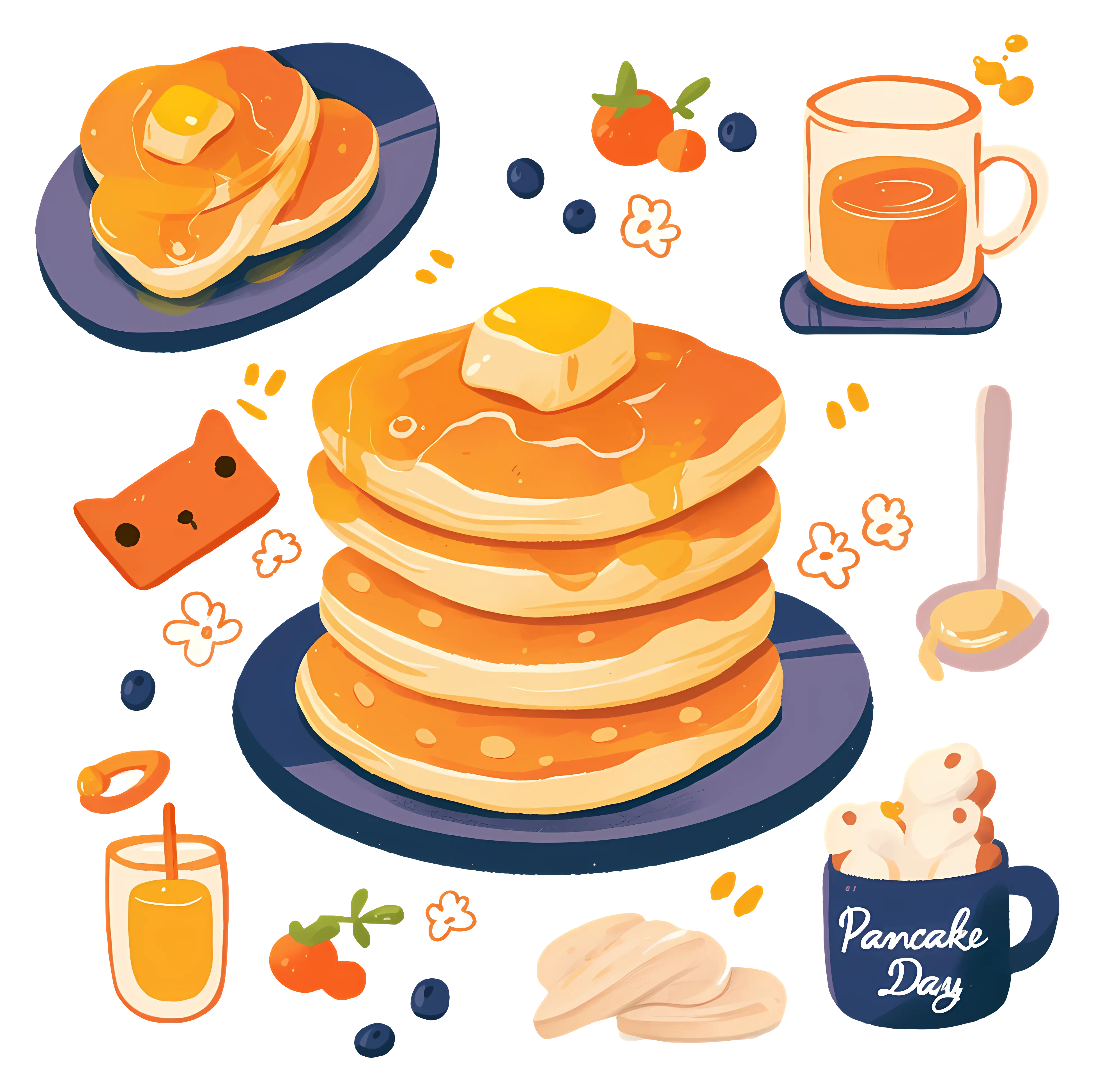 Pancakes and Coffee for Pancake Day