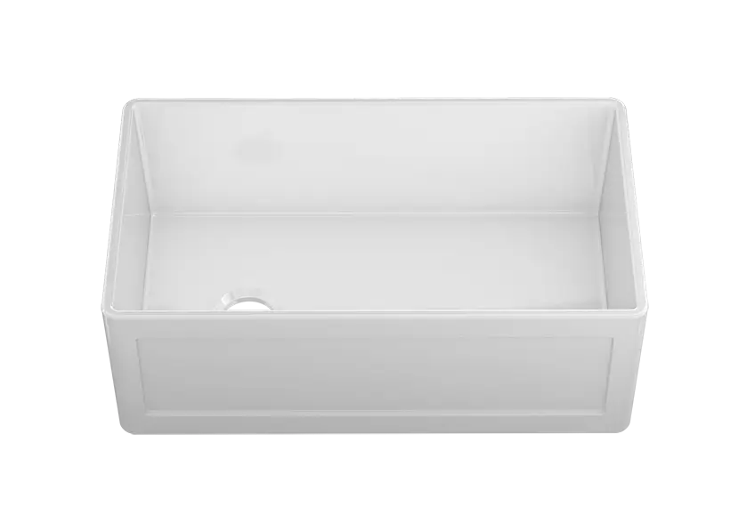 White Ceramic Kitchen Sink