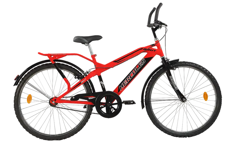 Red Urban Bicycle for Daily Commute