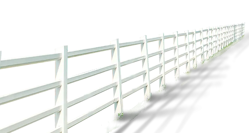 Long White Fence
