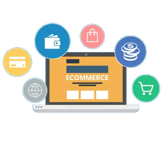 E-commerce Illustration with Icons