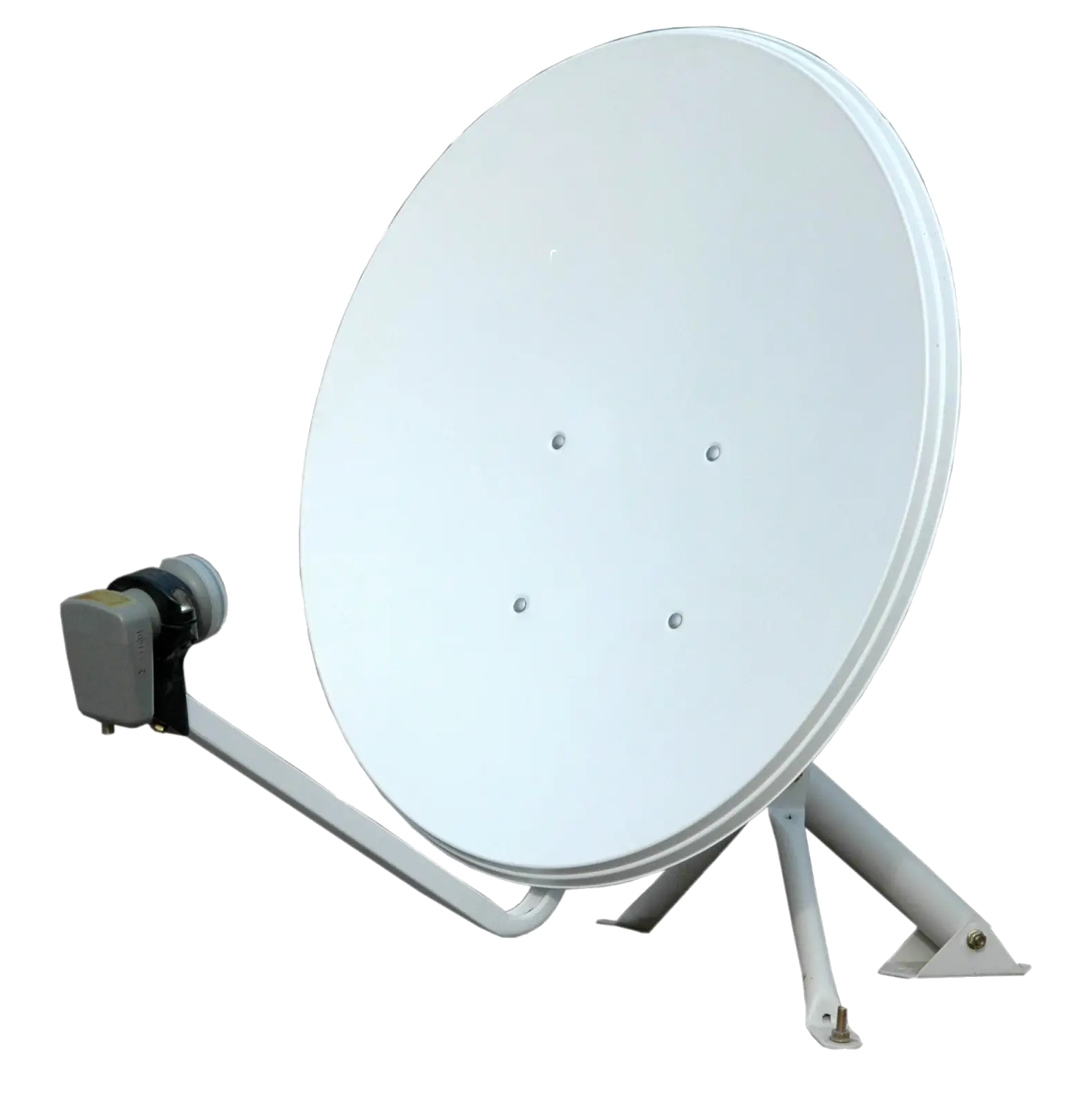 White Satellite Dish for Communication