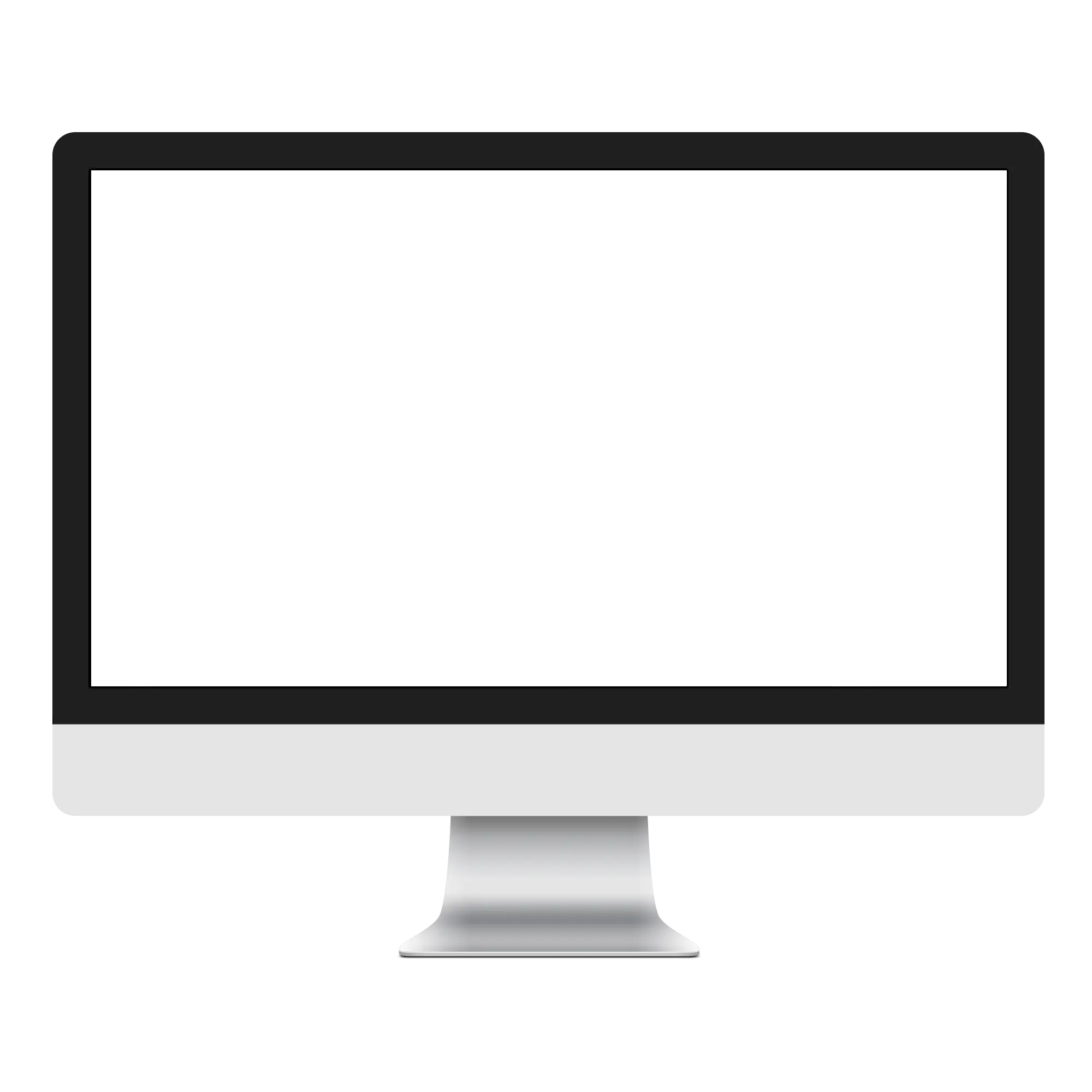 Minimalist Computer Monitor Display