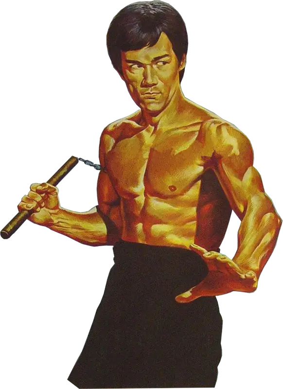 Martial Artist with Nunchaku