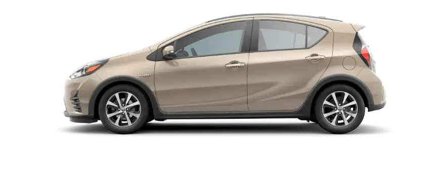 Beige Hatchback Car