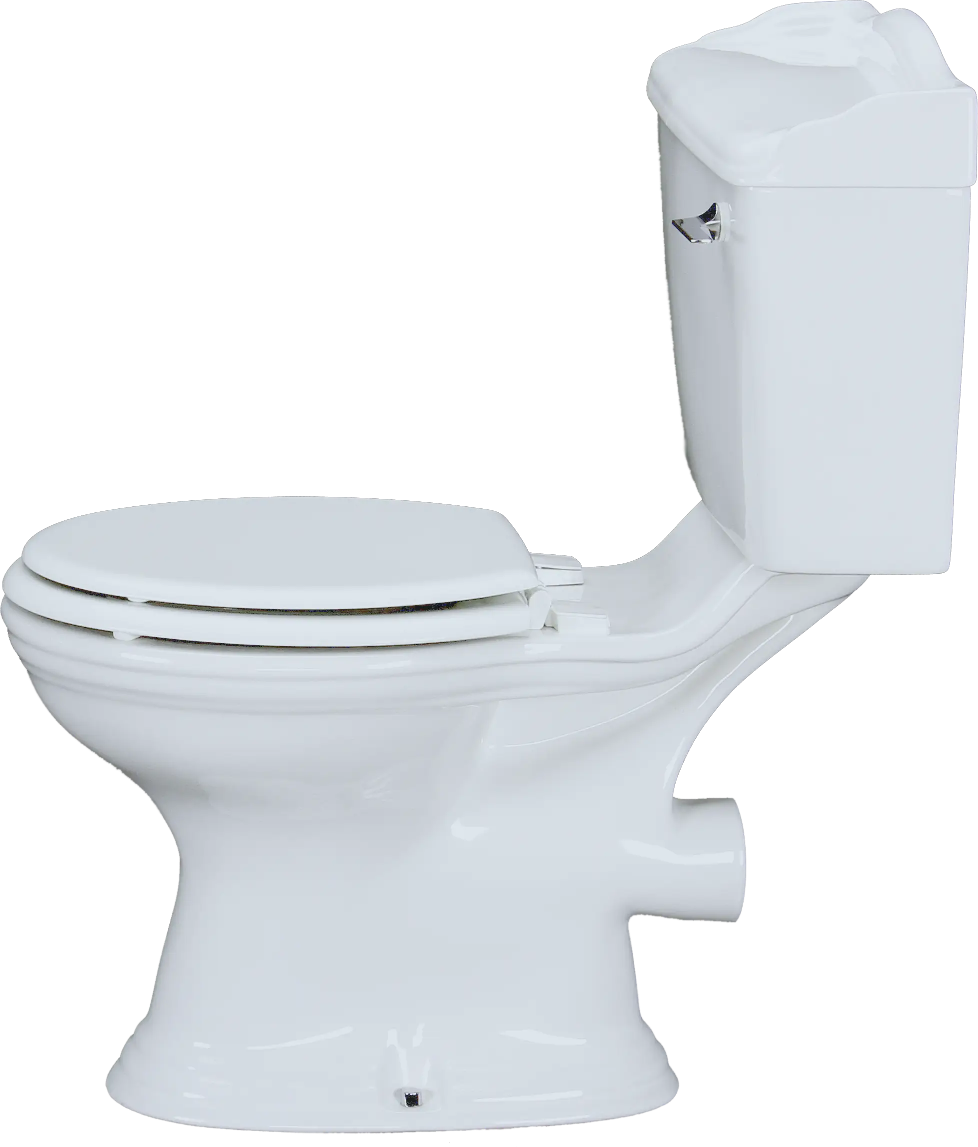White Toilet Fixture