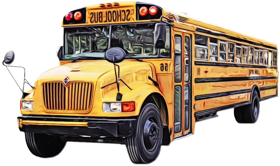 Yellow School Bus Illustration