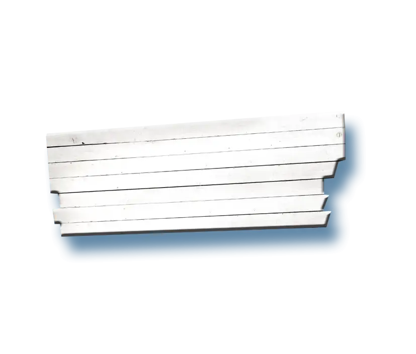Torn White Paper with Lines