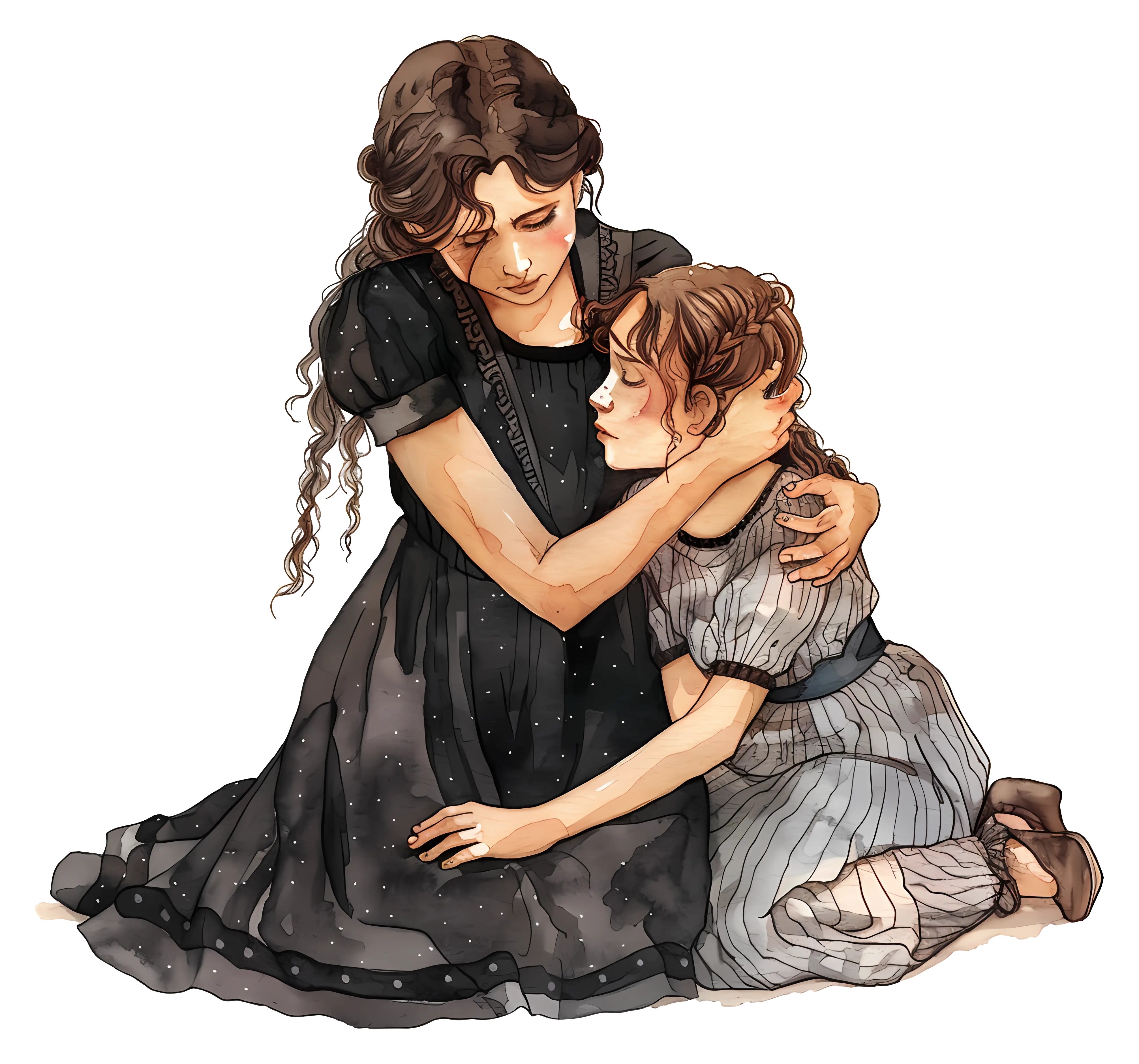 Mother Comforting Child