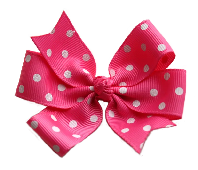 Pink Polka Dot Bow for Decorations