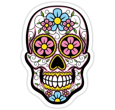 Colorful Sugar Skull Decoration