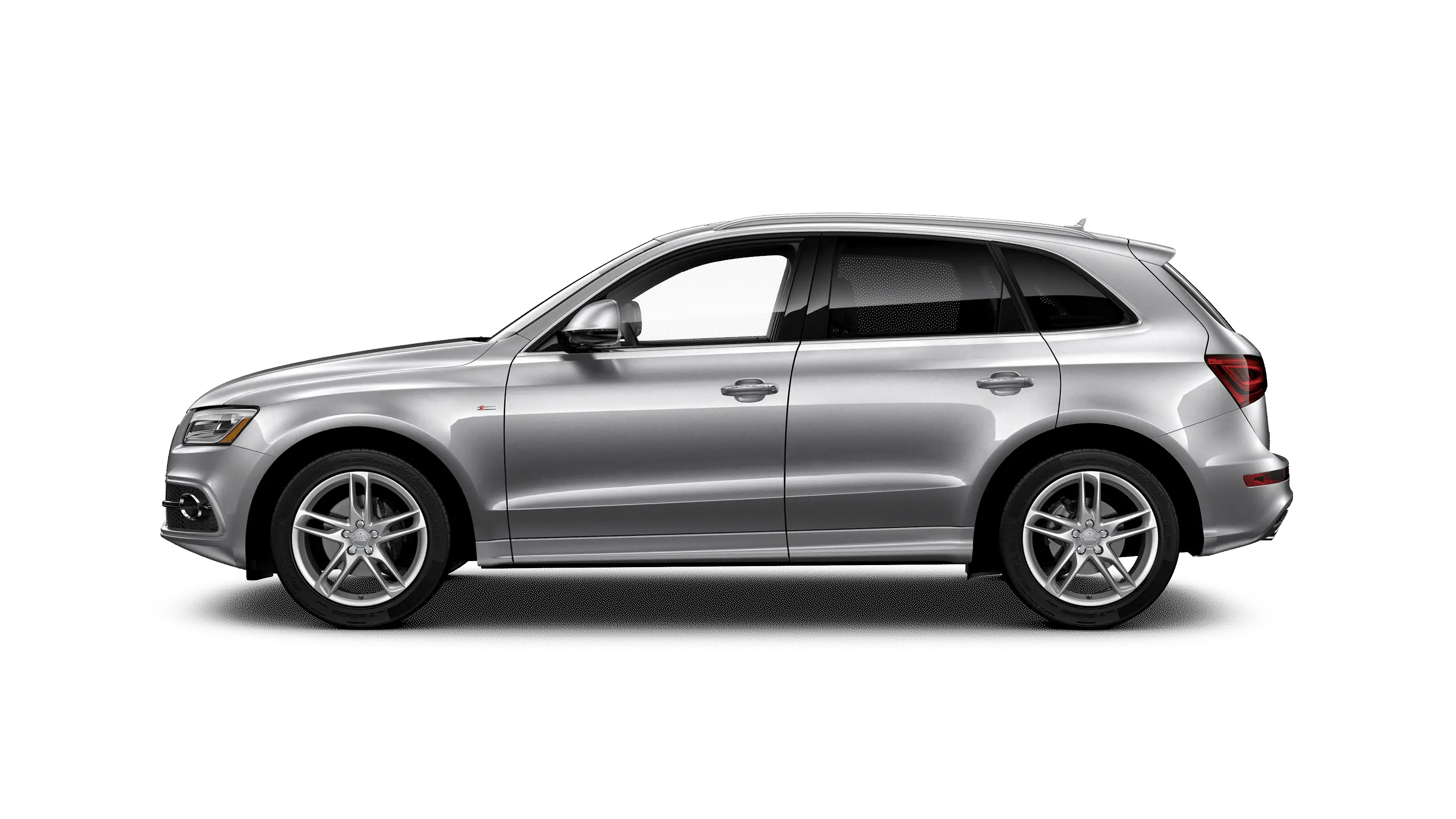 Silver SUV Car Illustration