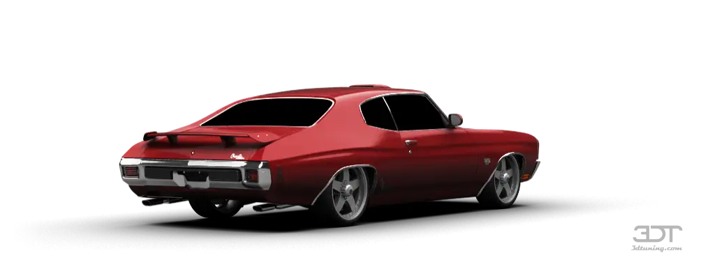 Red Vintage Muscle Car