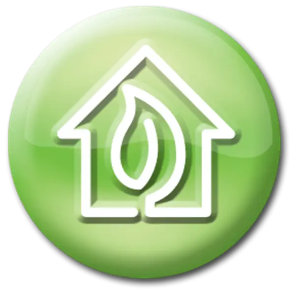 Eco-Friendly House Icon