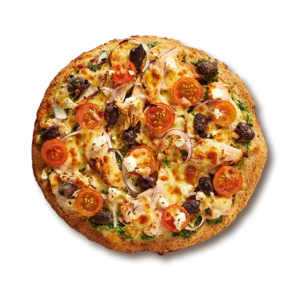 Delicious Pizza with Colorful Toppings