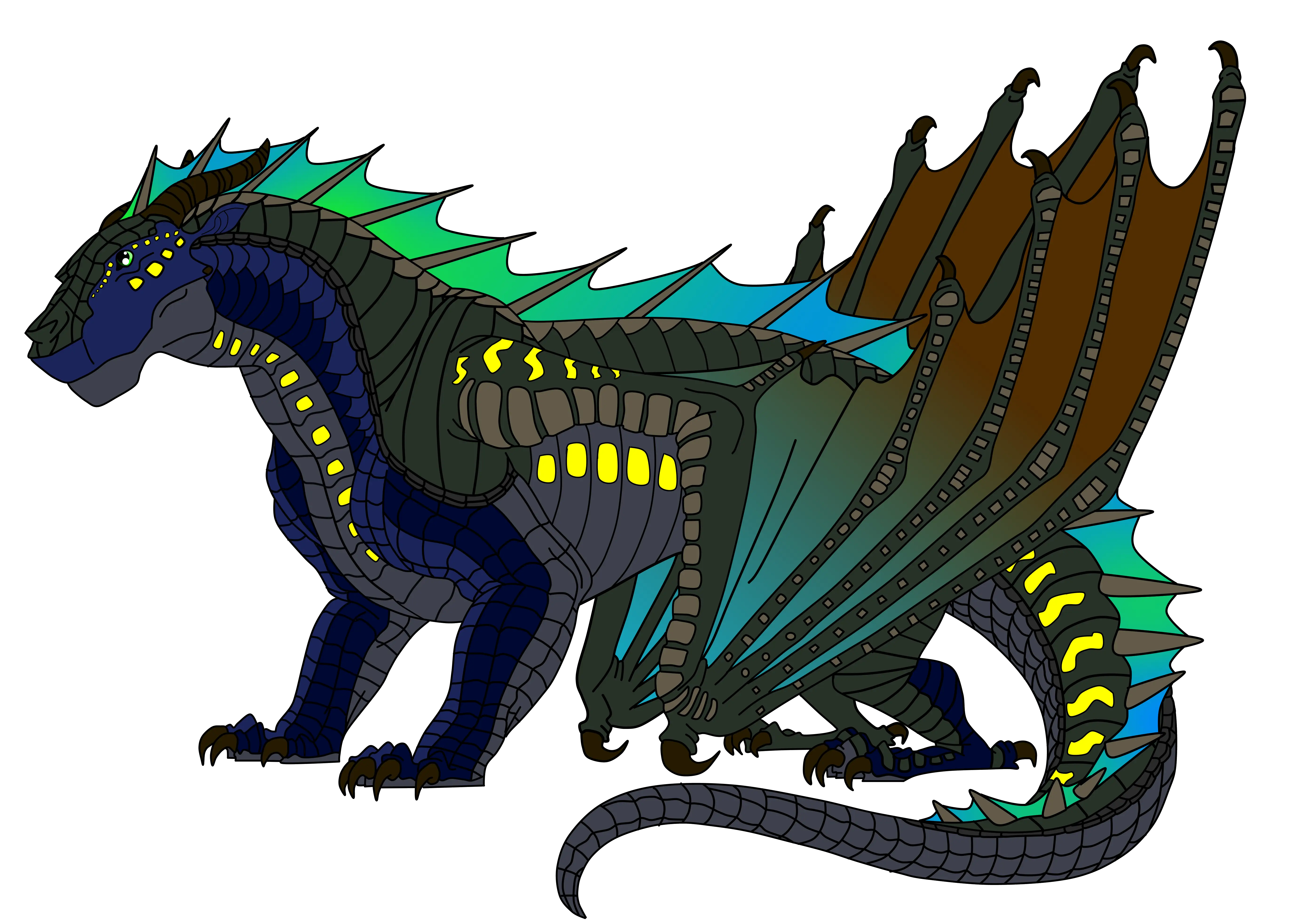 Fantasy Dragon with Detailed Features