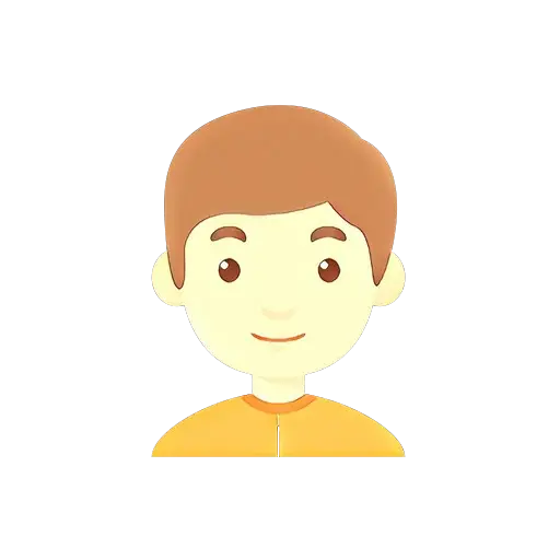 Cartoon Boy Face Illustration
