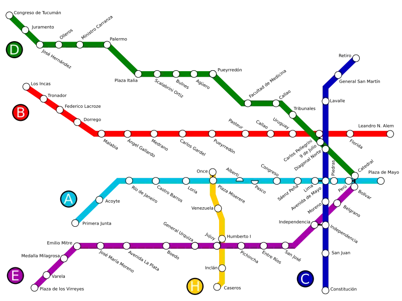 Colorful Metro Map Illustration