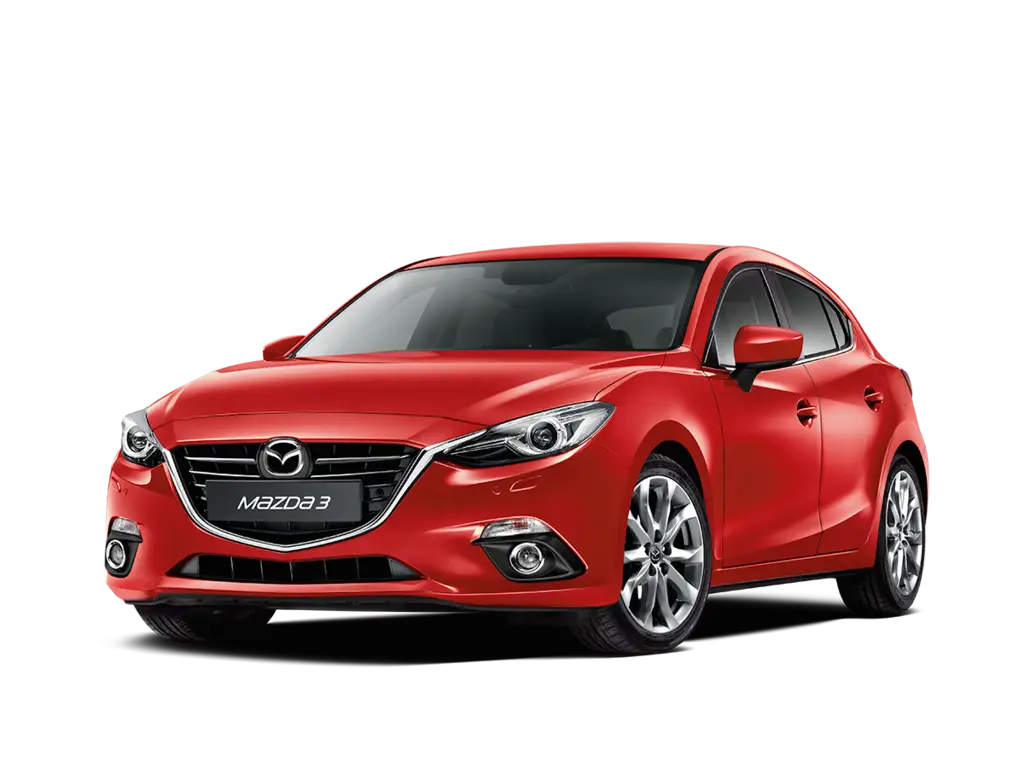 Red Mazda Sedan for Modern Transportation