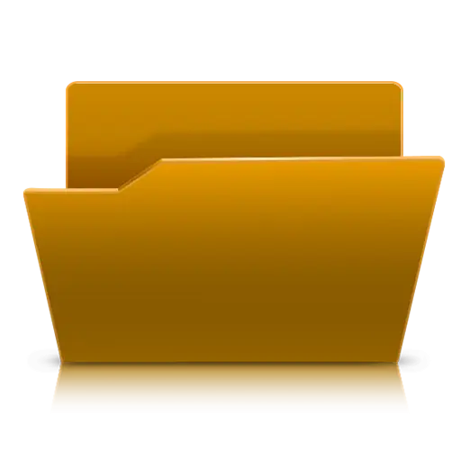 Yellow Folder for Document Storage