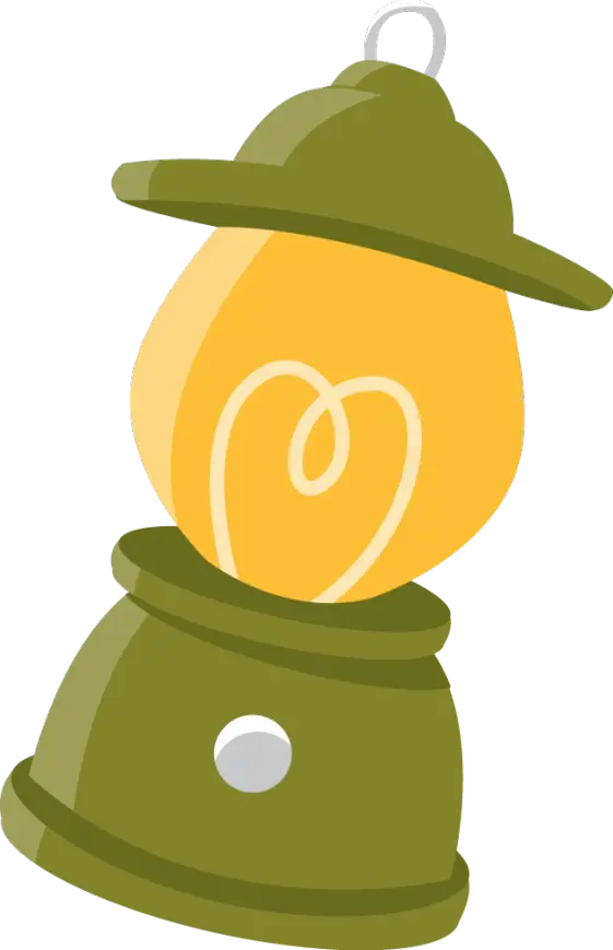 Green Camping Lantern