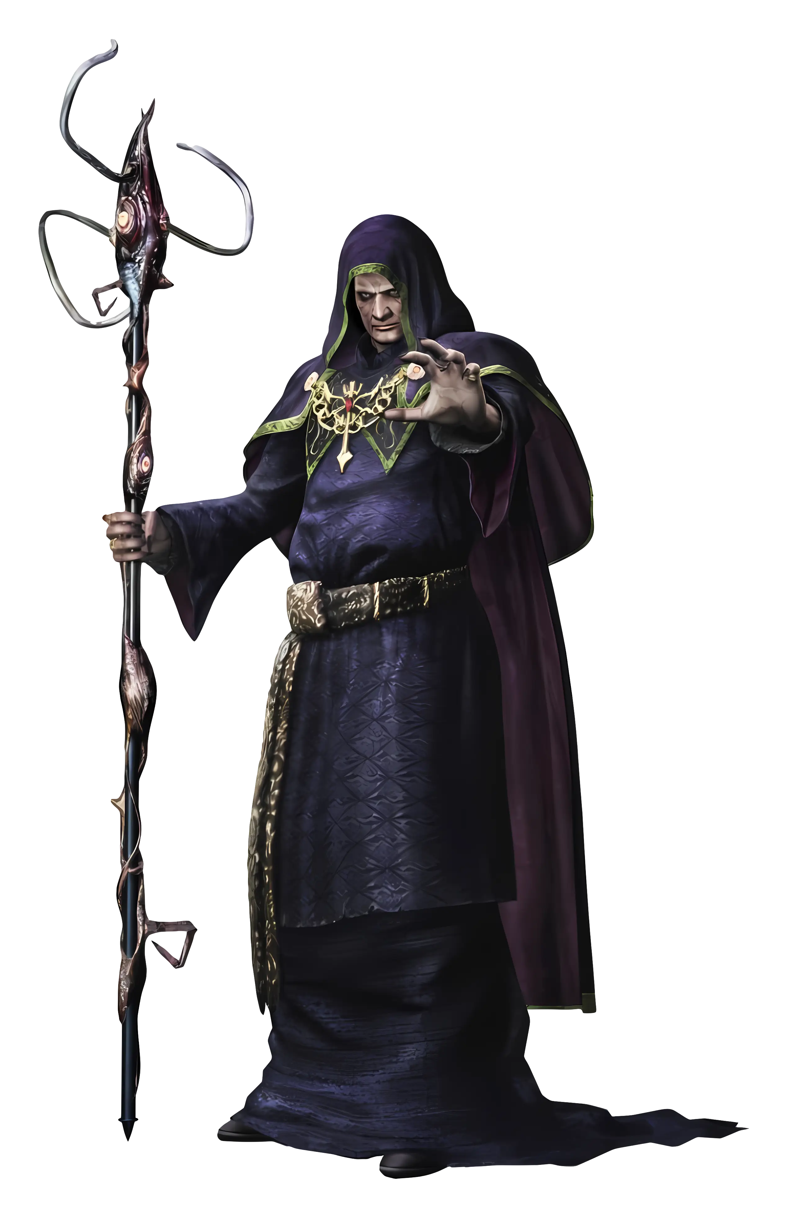Dark Sorcerer with Arcane Staff