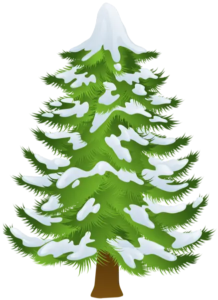 Snow-Covered Christmas Tree