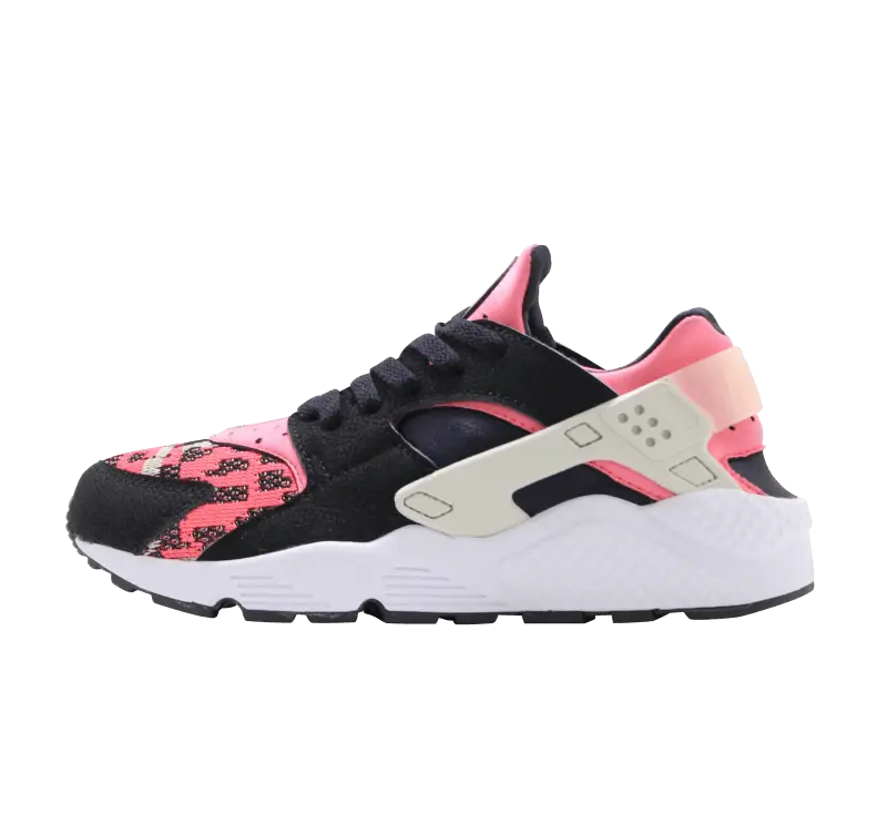 Black and Pink Sports Sneaker