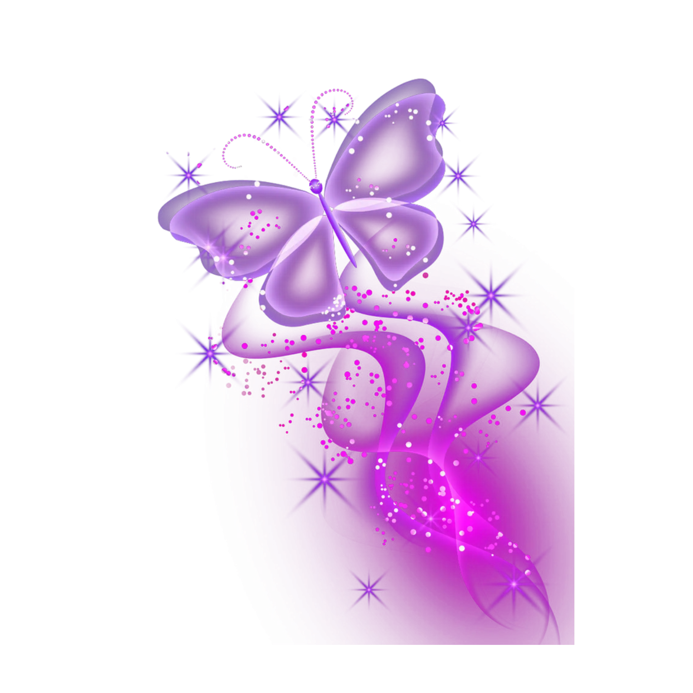 Purple Butterfly Illustration
