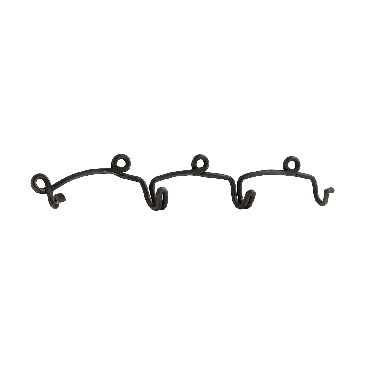 Durable Iron Hooks for Wall Storage