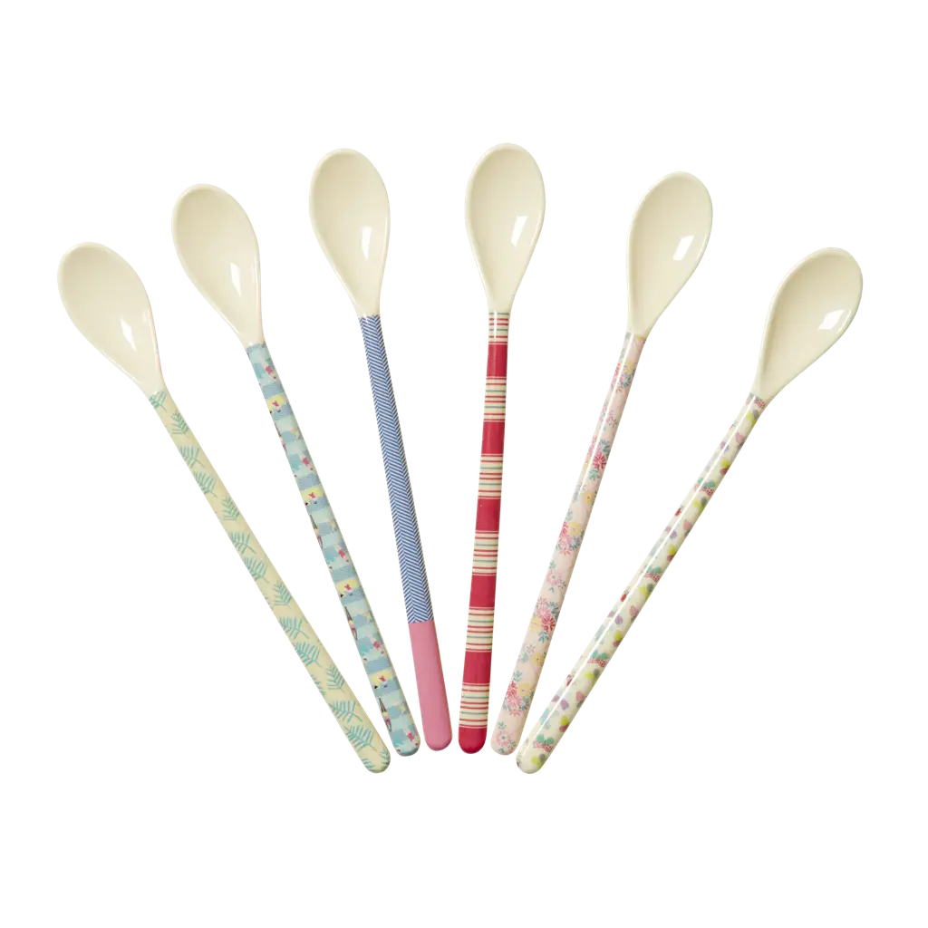 Set of Colorful Decorative Spoons