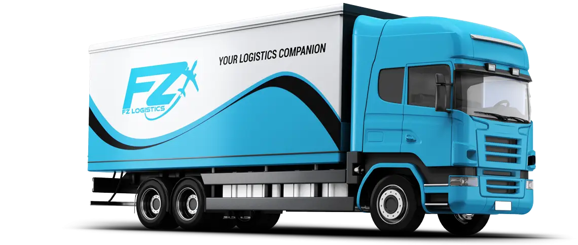 Blue Logistics Truck for Transportation