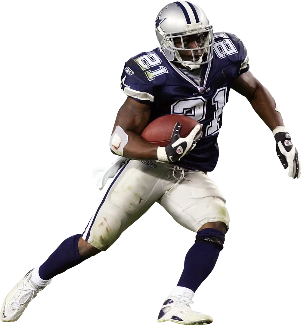 Dynamic Action Shot of a Football Player