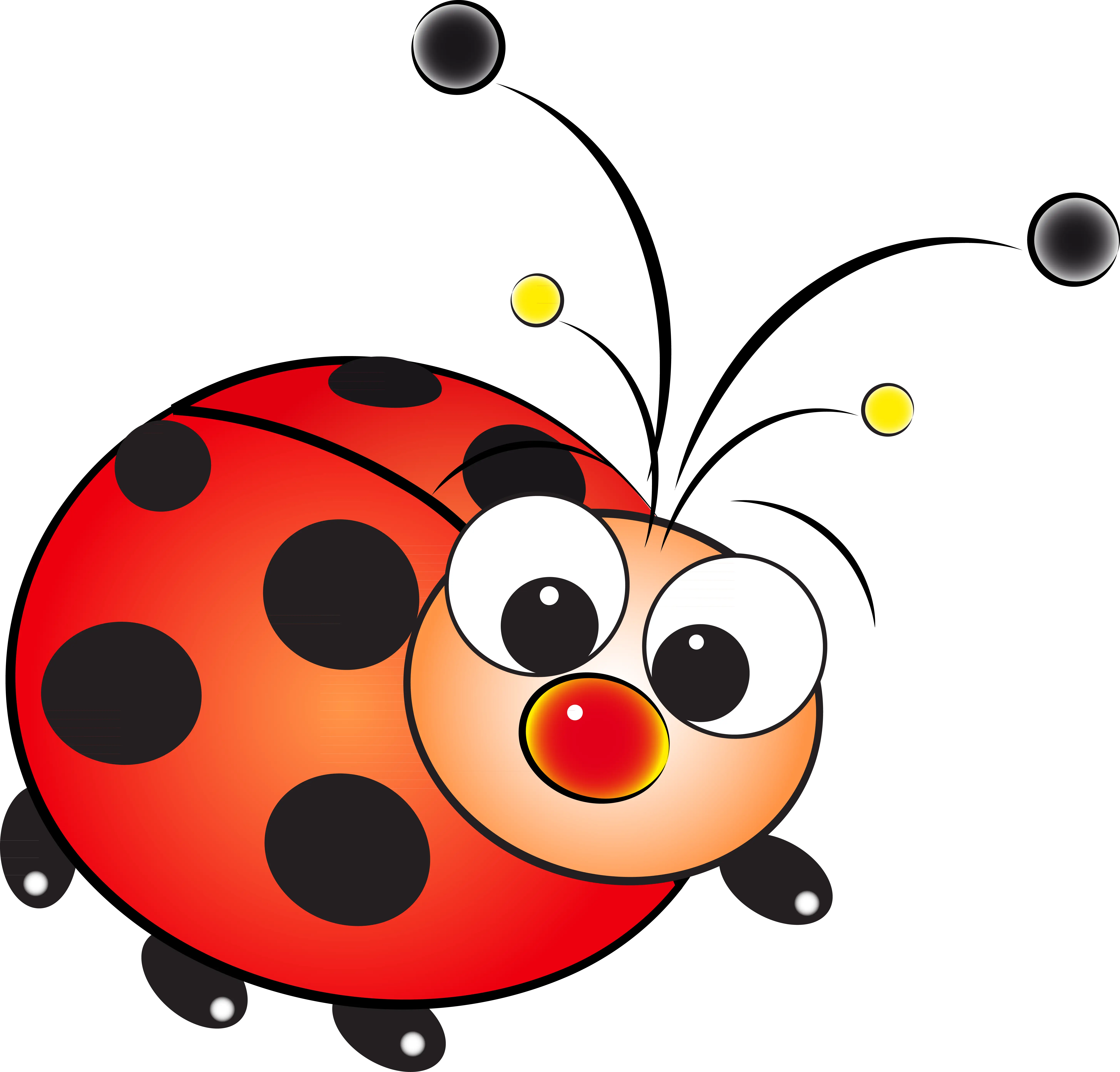Cute Cartoon Ladybug