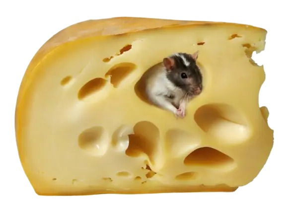 Cheese with Mouse Inside