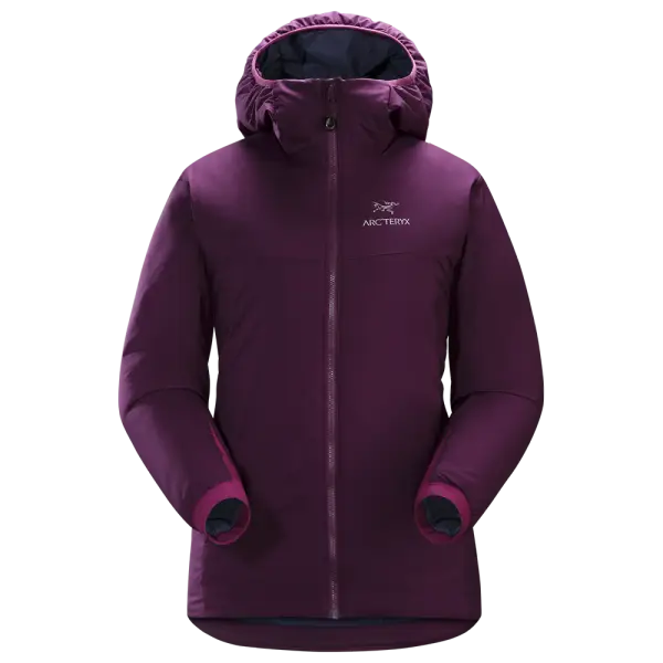 Purple Hooded Winter Jacket for Cold Weather