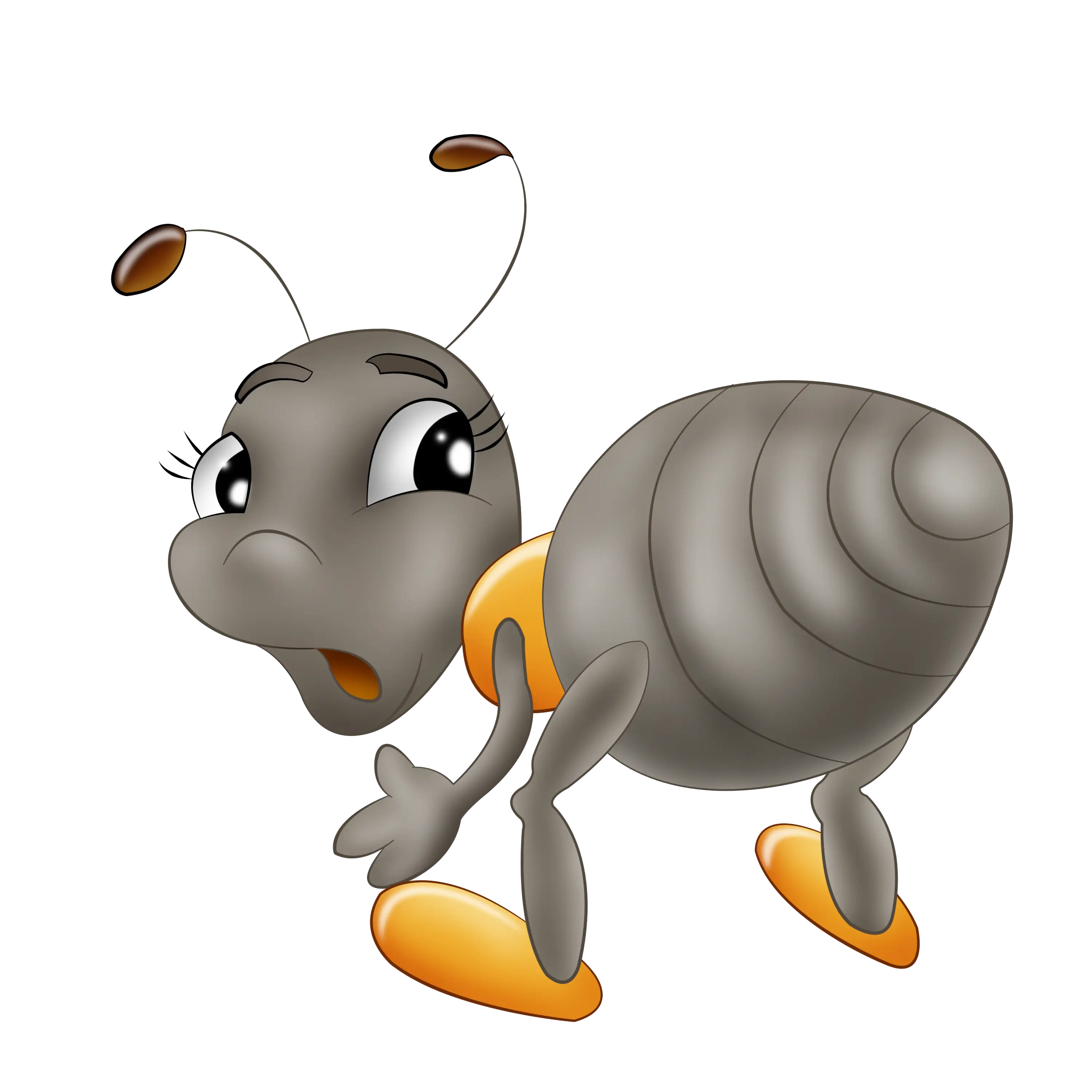 Cute Cartoon Ant Character